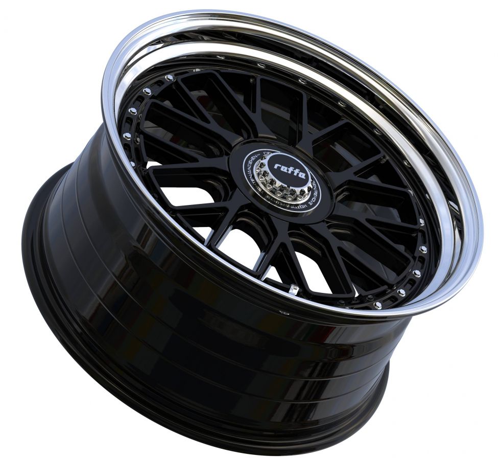 Raffa Wheels<br>RS-03 ZV Black (19x8.5)